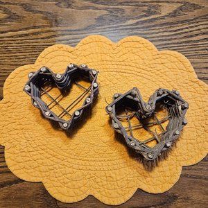 Woven Heart Baskets